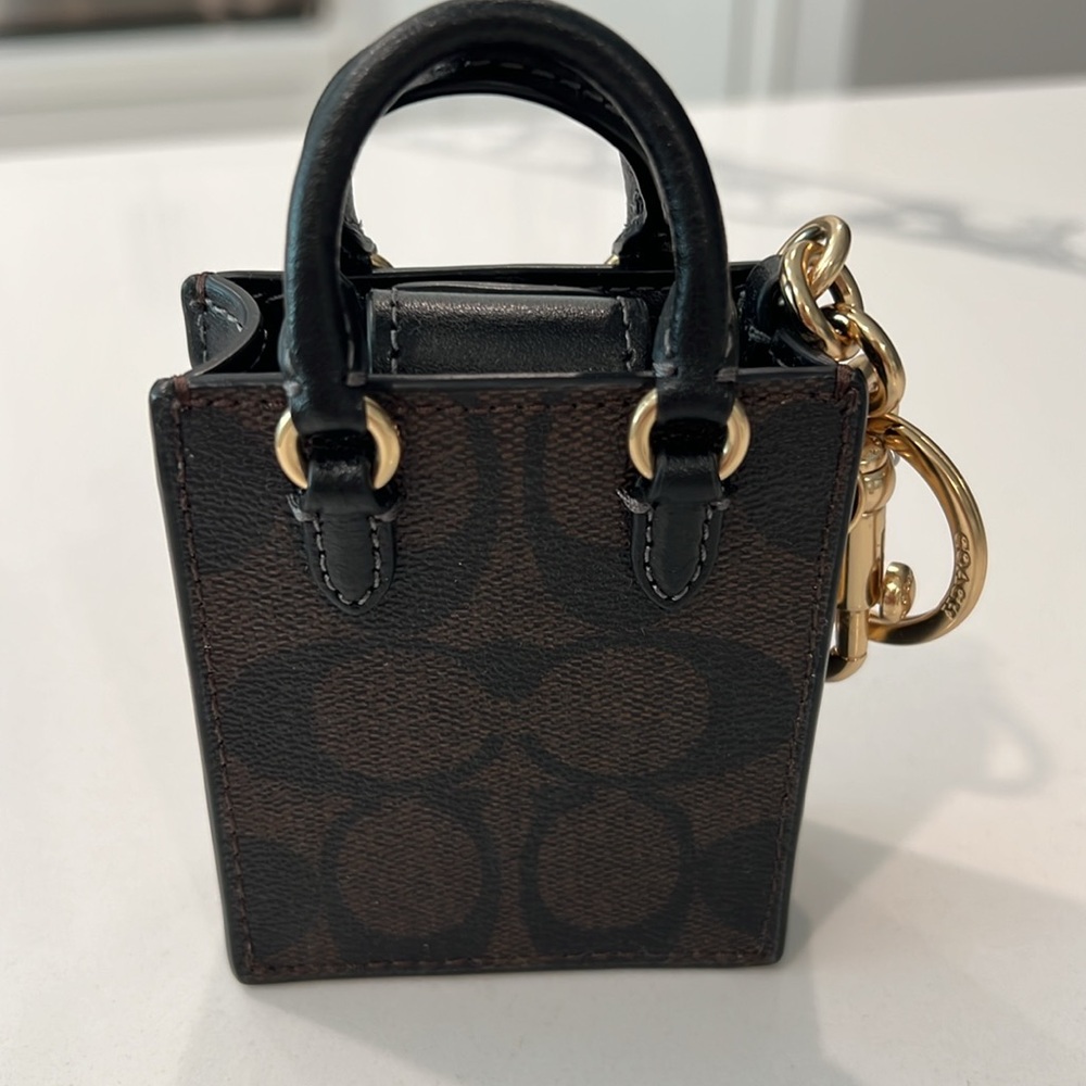 Cute. COACH Mini Bag Charm. - Picture 7 of 16